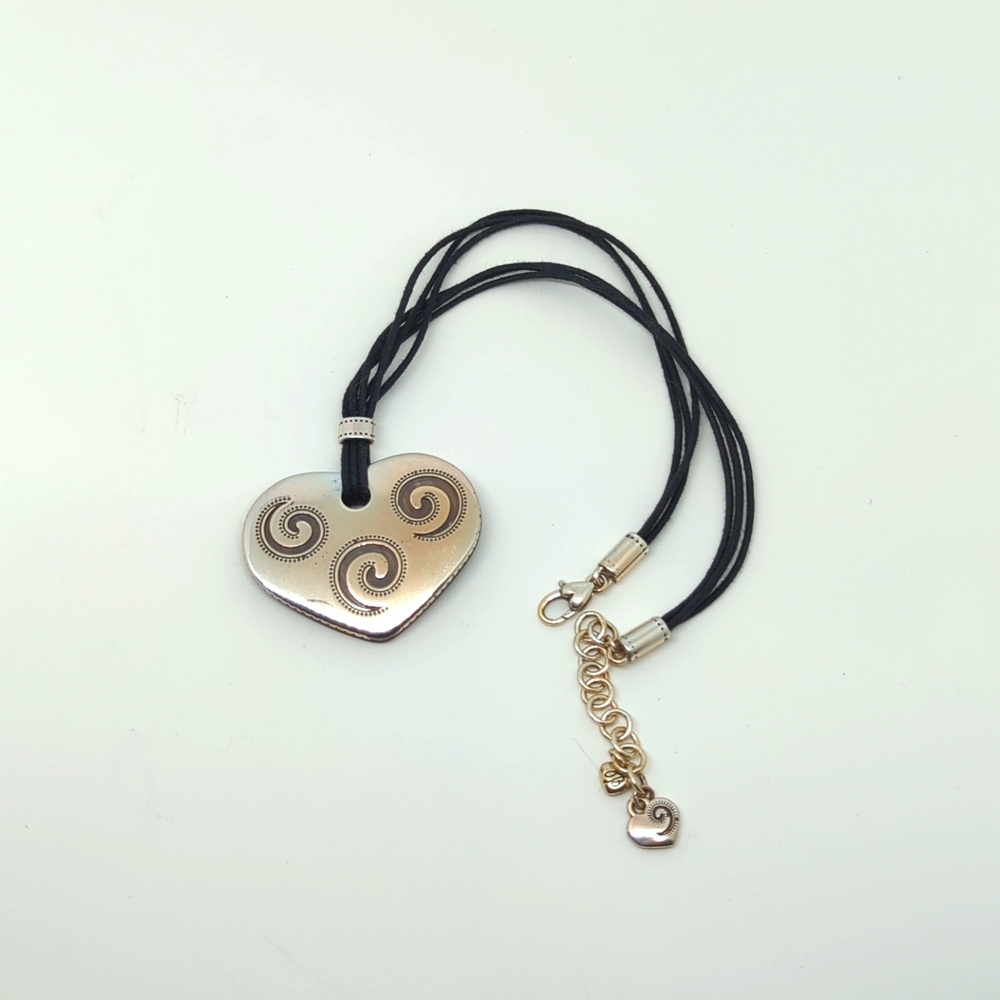 Brighton Reversible Heart Pendant Necklace - Picture 3 of 8
